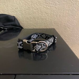 Black and White Patterned collar for cat